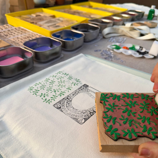 TOTE BAG BLOCK PRINTING WORKSHOP