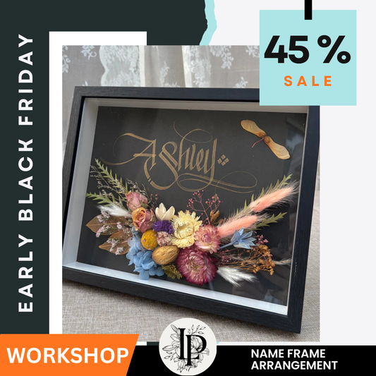 CUSTOM FLORAL FRAME WORKSHOP