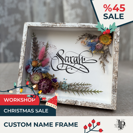 CUSTOM FLORAL FRAME WORKSHOP