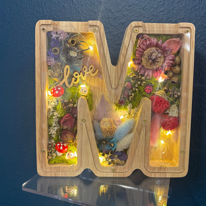 DIY INITIAL FLOWER DECORATING HOMEKIT