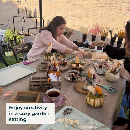 GLASS SHADOW BOX FLOWER ARRANGEMENT WORKSHOP