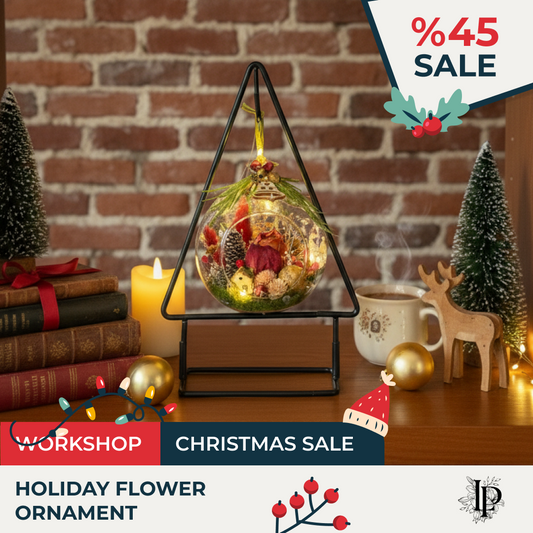 Holiday Flower Ornament Workshop