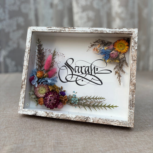 CUSTOM FLORAL FRAME WORKSHOP