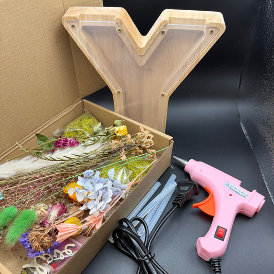 DRIED FLOWER INITIAL HOME KIT DIY