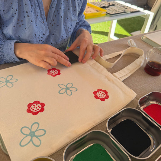TOTE BAG BLOCK PRINTING WORKSHOP