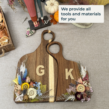 Lover’s Boards Flower Arrangement Workshop