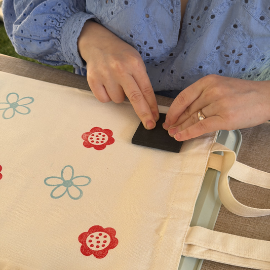 TOTE BAG BLOCK PRINTING WORKSHOP