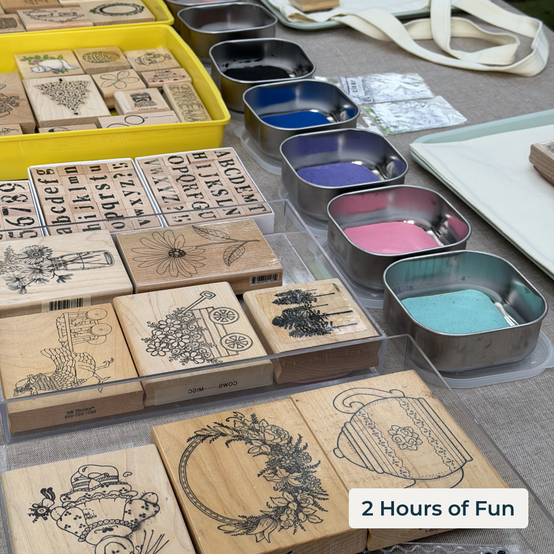 TOTE BAG BLOCK PRINTING WORKSHOP