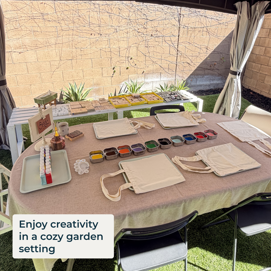 TOTE BAG BLOCK PRINTING WORKSHOP