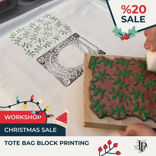 TOTE BAG BLOCK PRINTING WORKSHOP